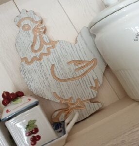 Gallina in legno
